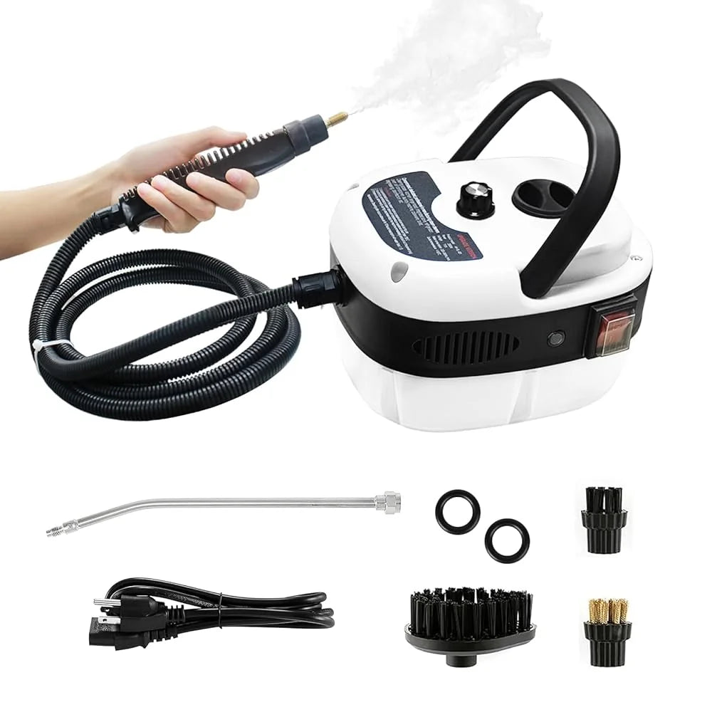 2500W Portable Handheld Steam Cleaner With Accessories US Plug