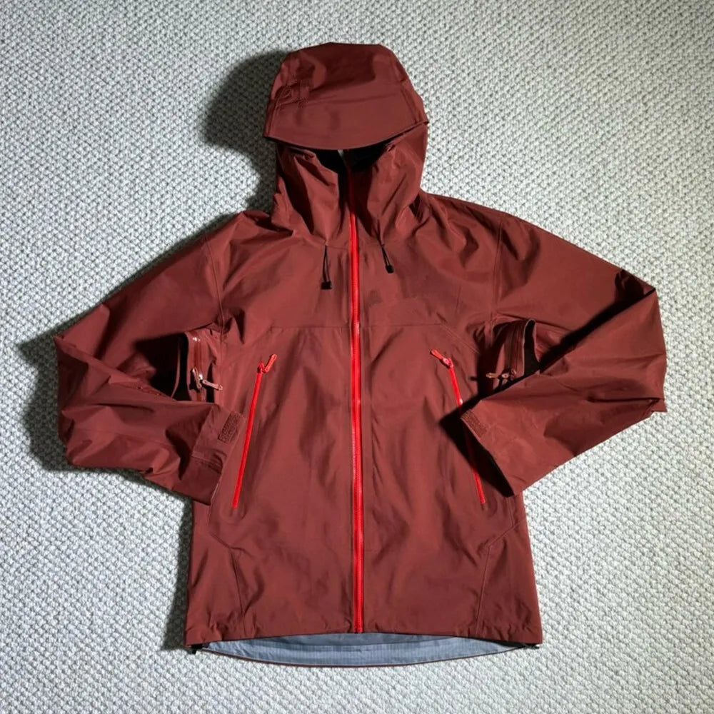 ARC BETA SL Embroidery Logo three layer Outdoor Waterproof Windbreaker Hiking Jackets Mens Womens Unisex Camping Fishing Coat
