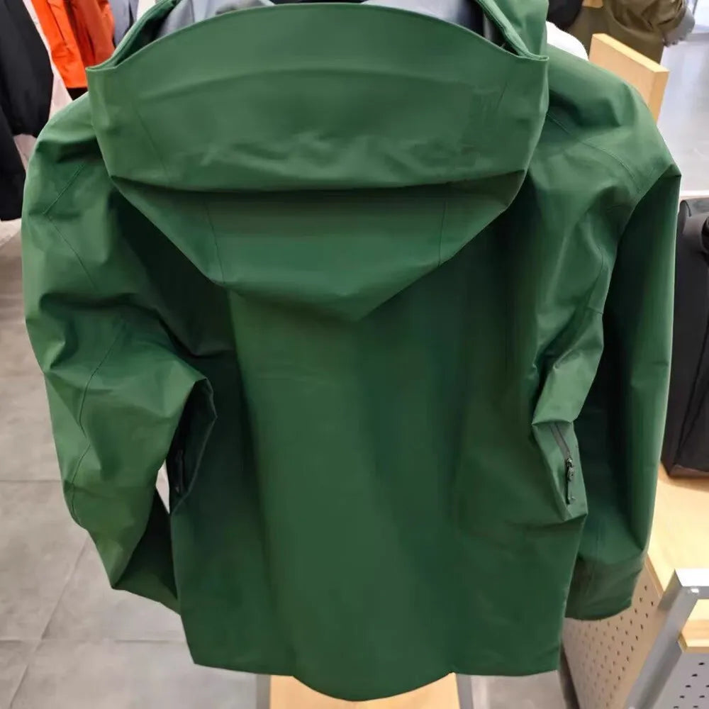 ARC BETA SL Embroidery Logo three layer Outdoor Waterproof Windbreaker Hiking Jackets Mens Womens Unisex Camping Fishing Coat