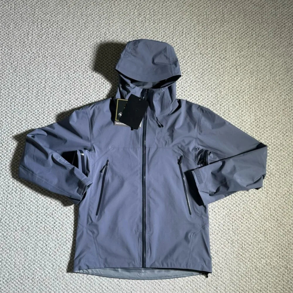 ARC BETA SL Embroidery Logo three layer Outdoor Waterproof Windbreaker Hiking Jackets Mens Womens Unisex Camping Fishing Coat