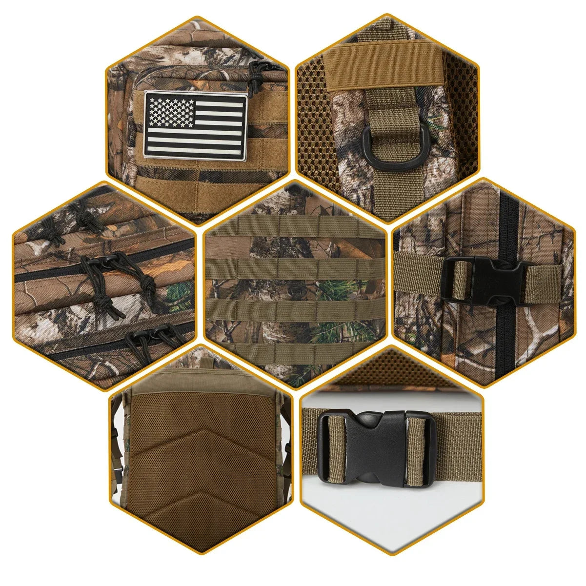Refire Gear Large Capacity Tactical Backpack For Hunting And Trekking