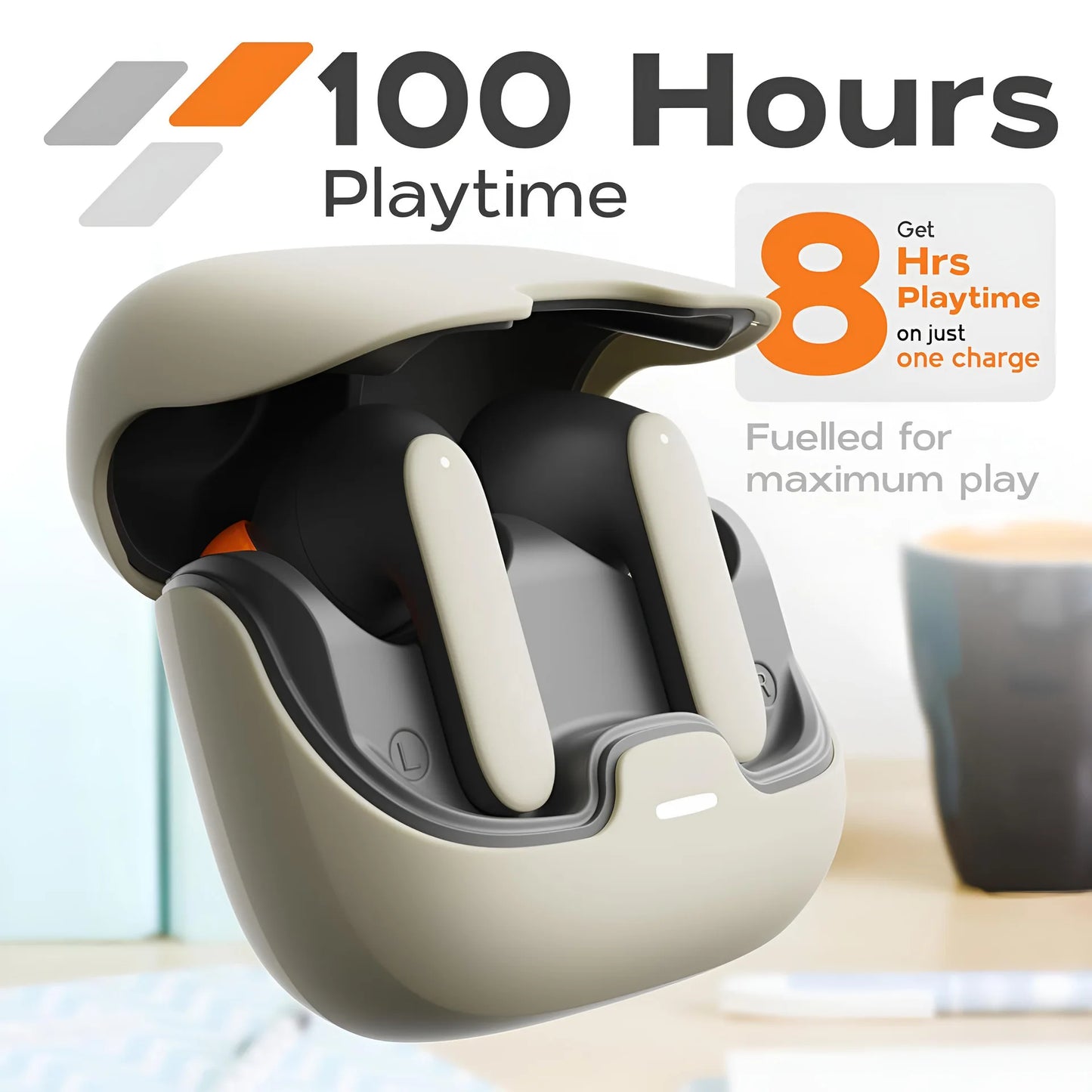 Sivir Tws Wireless Earphones With Bluetooth And Noise Cancellation