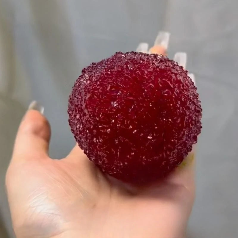 Realistic Silicone Bayberry Fruit Model For Decor And Props