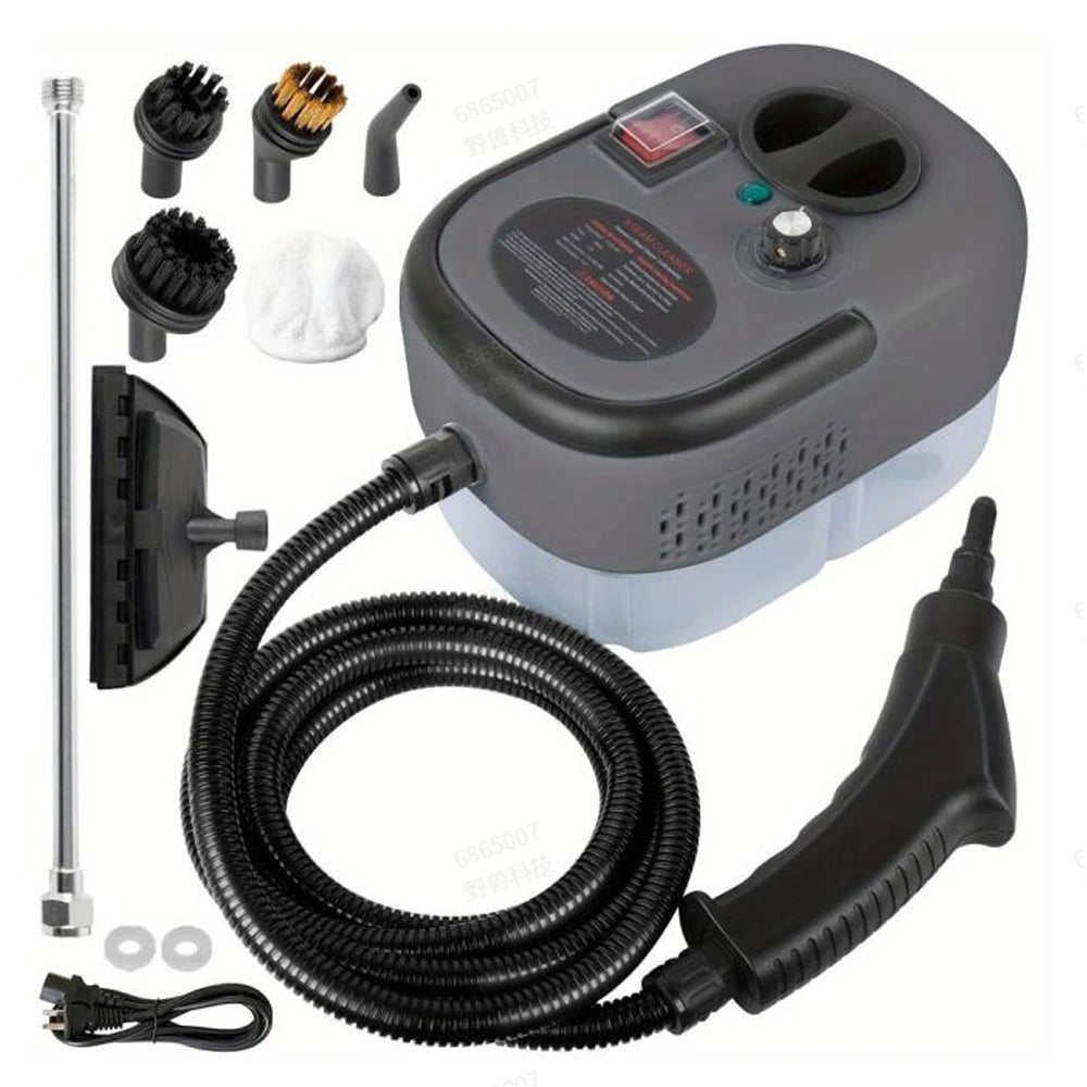 2500W Portable Handheld Steam Cleaner With Accessories US Plug