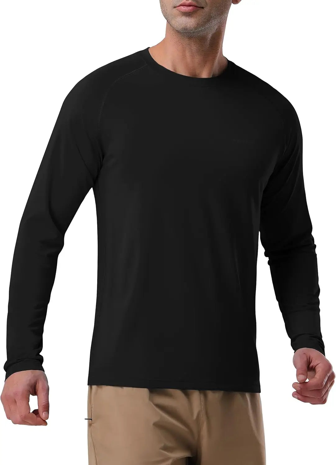 Pioneer Camp Men's Sun UV Protection SPF Shirts UPF50+ Rash Guard Long Sleeve Lightweight Hiking Quick Dry Running Swim Shirt