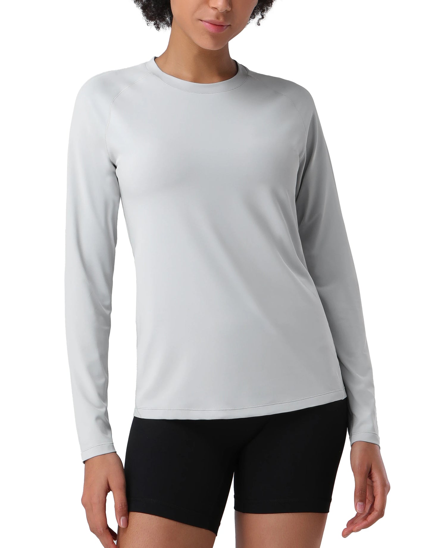Pioneer Camp Hiking Long Sleeve T-shirt Rash Guard for Women Sun Shirts UPF 50+ SPF UV Protection Workout Tops Running Quick Dry