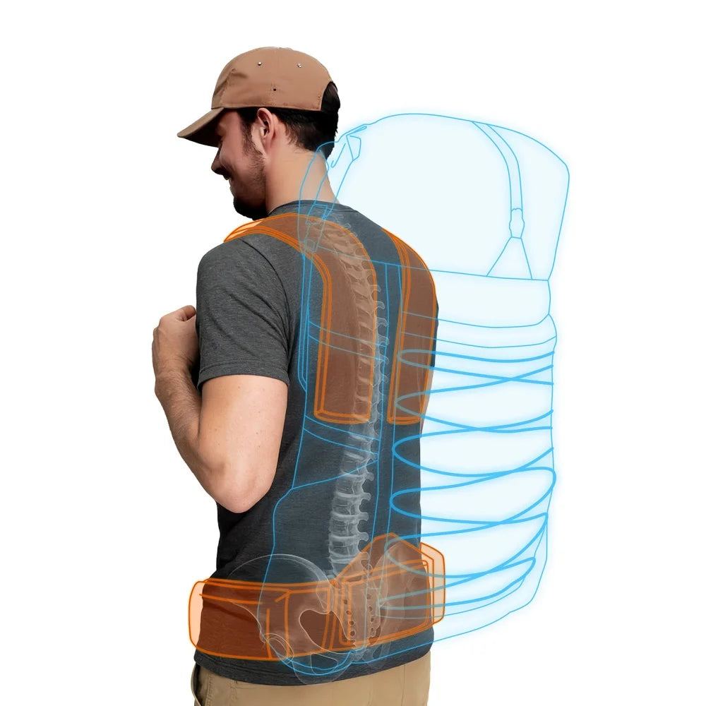 Night Cat Lightweight Internal Frame Hiking Backpack With Rain Cover