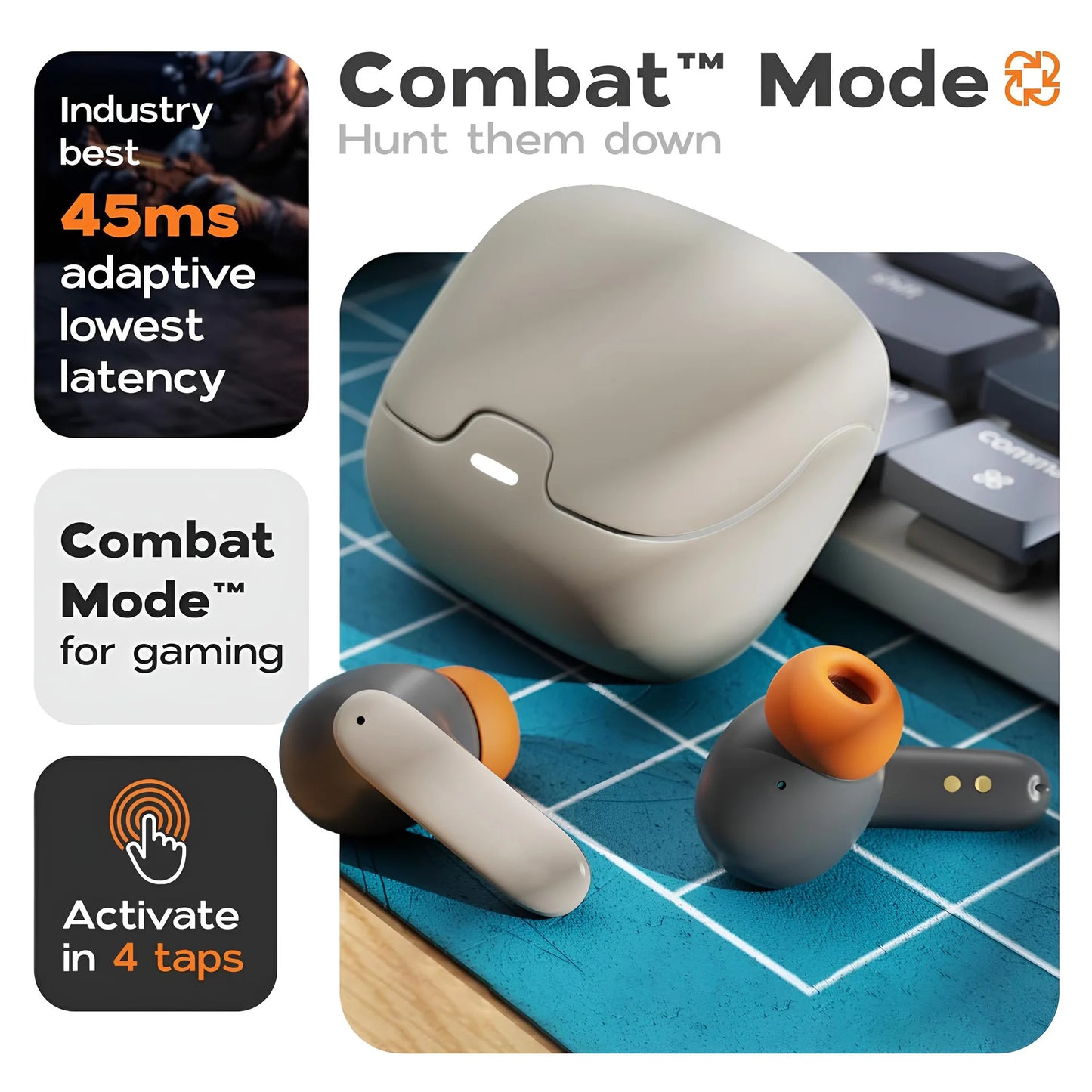 Sivir Tws Wireless Earphones With Bluetooth And Noise Cancellation