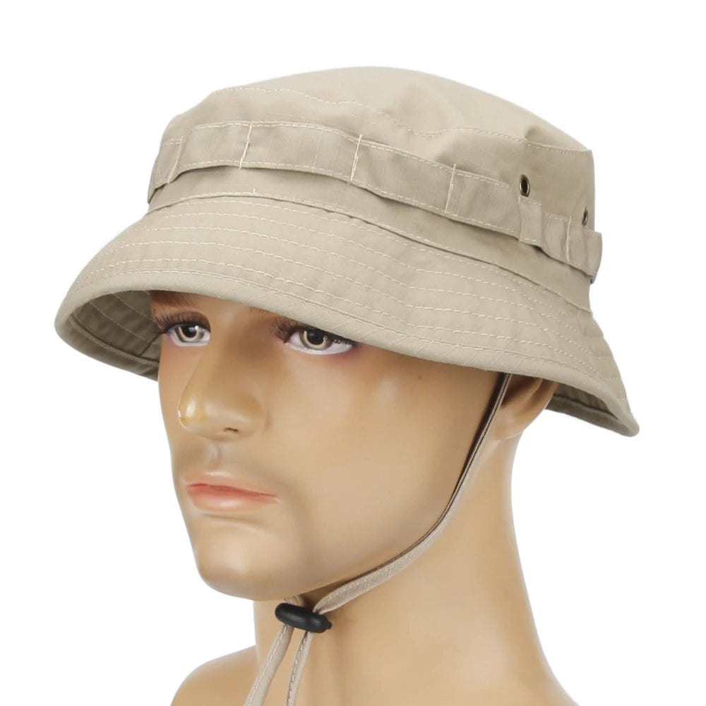 Camouflage Boonie Hat Outdoor Hiking Fishing Hunting Camo Bucket Hat Packable Travel Summer Beach Hat For Women And Men