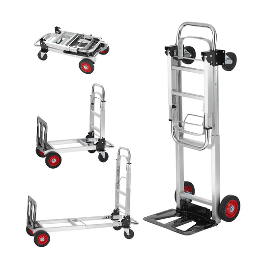 SucceBuy 400 Lb Folding Hand Truck With Wheels For Moving