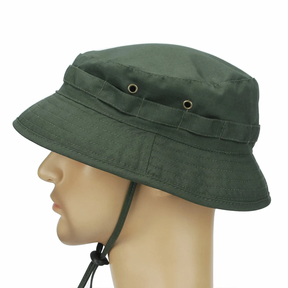 Camouflage Boonie Hat Outdoor Hiking Fishing Hunting Camo Bucket Hat Packable Travel Summer Beach Hat For Women And Men