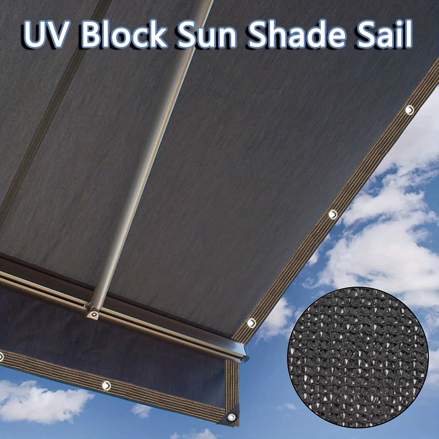 Outdoor Privacy Sunshade Net Crafted From UV Resistant HDPE Mesh