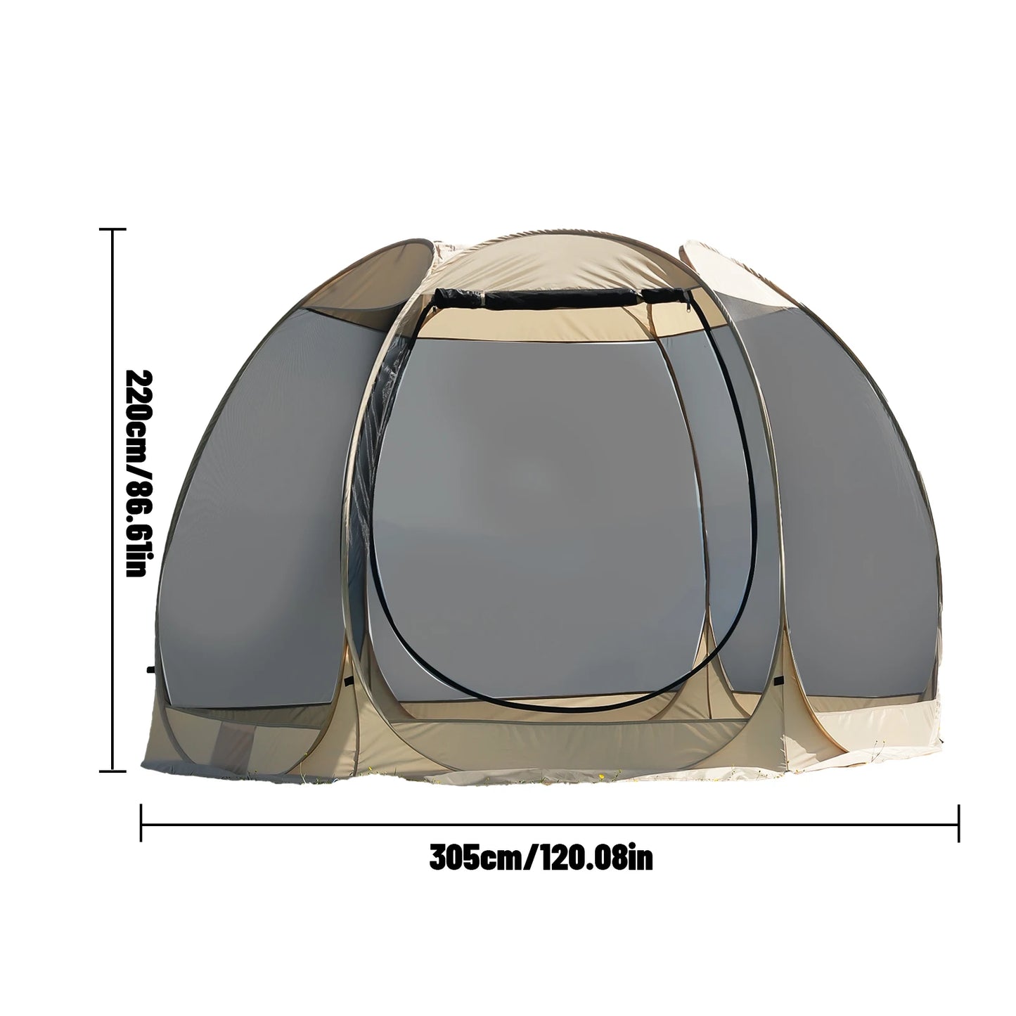 Pakicetus Portable Screen House Tent With Mosquito Net Outdoor Shelter