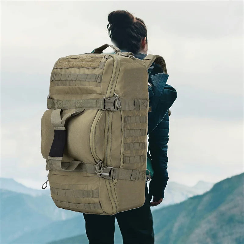 Lqarmy Tactical Backpack And Travel Duffel Bag For Outdoor Use
