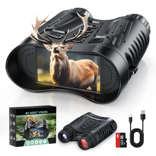 DIYIMIN Night Vision Binoculars With IR Illuminator And Video Recording