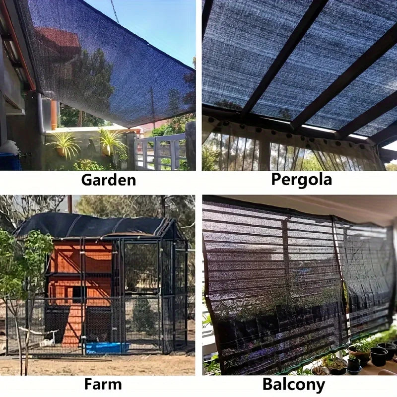 Outdoor Privacy Sunshade Net Crafted From UV Resistant HDPE Mesh