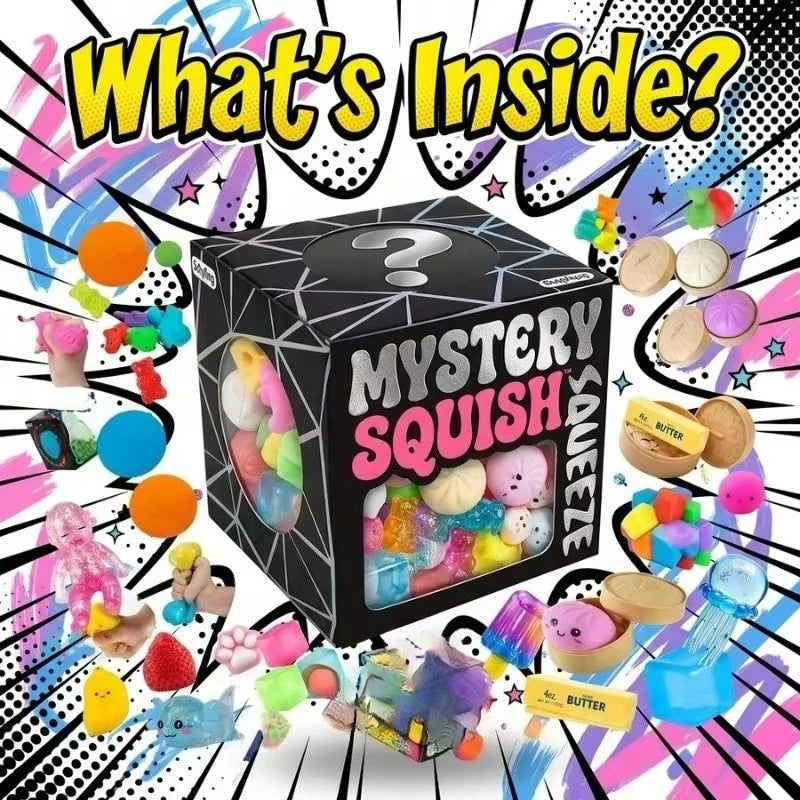 Mystery Squishy Blind Box Designed For Stress Relief Sensory Play