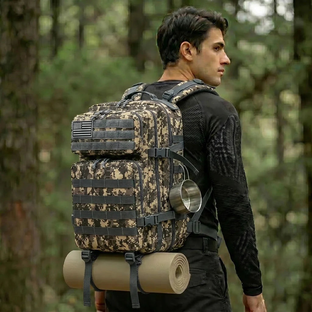 ReFire Gear Large Capacity Tactical Hunting Backpack With Molle