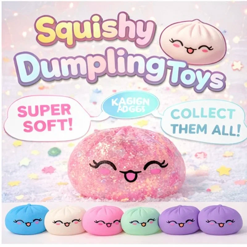 Viral Dumpling Maker Set - Assorted Dumpling Molds, 7-Color Dumpling Toy (Random 1 Pc)