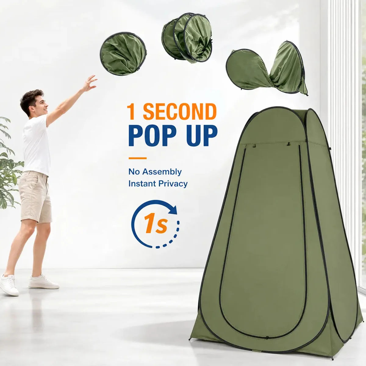 Waterproof Instant Pop Up Portable Outdoor Privacy Changing Tent