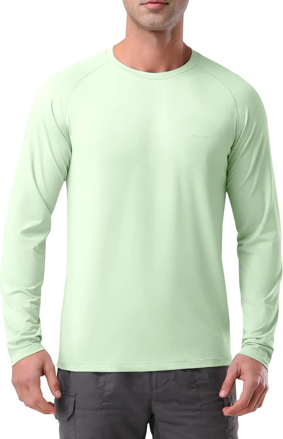 Pioneer Camp Men's Sun UV Protection SPF Shirts UPF50+ Rash Guard Long Sleeve Lightweight Hiking Quick Dry Running Swim Shirt