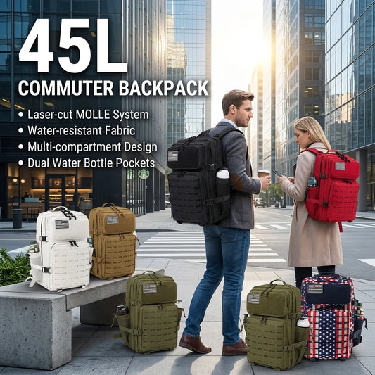 ReFire Gear Tactical Backpack Molle Webbing Large Capacity Hiking Rucksack