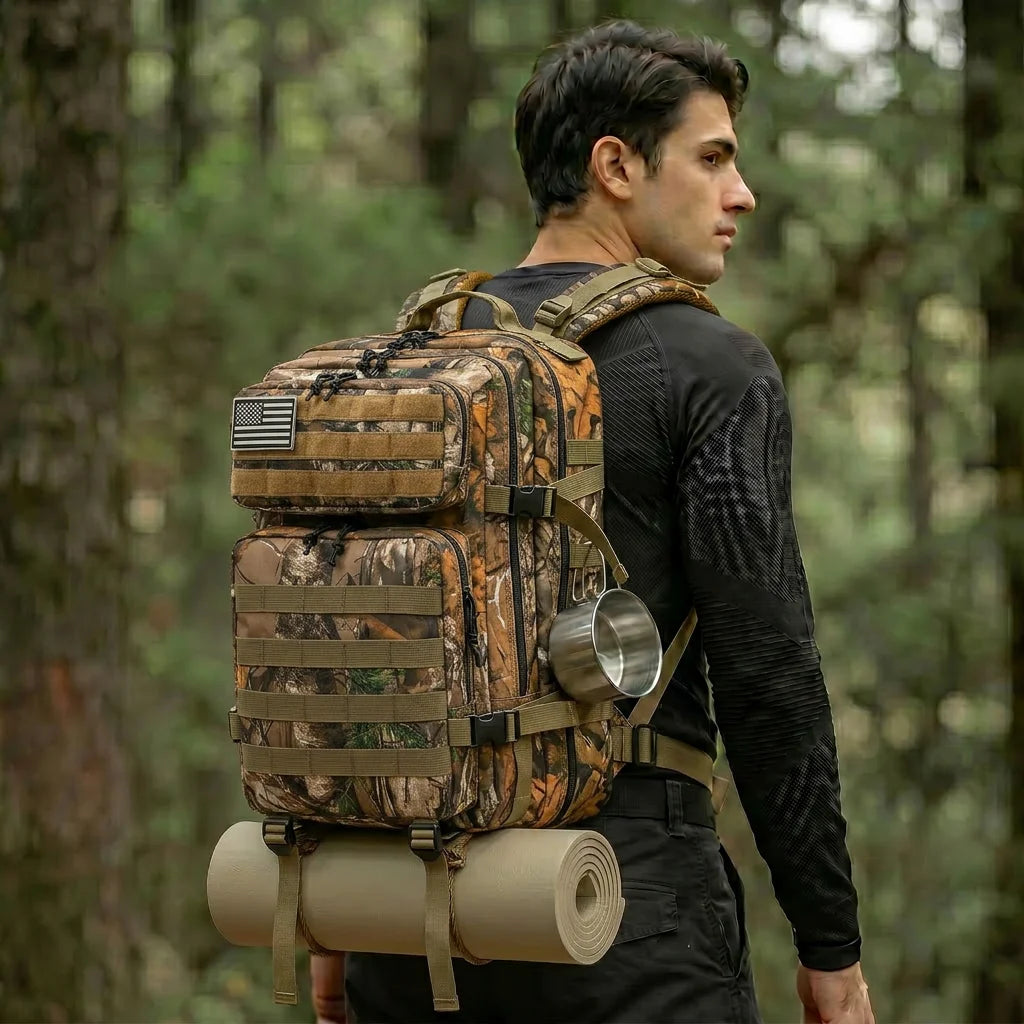 ReFire Gear Large Capacity Tactical Hunting Backpack With Molle
