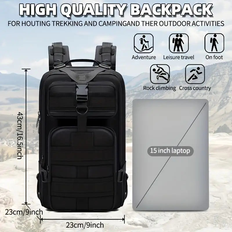 Lightweight Hiking Daypack Backpack For Tactical Outdoor Travel And Sports