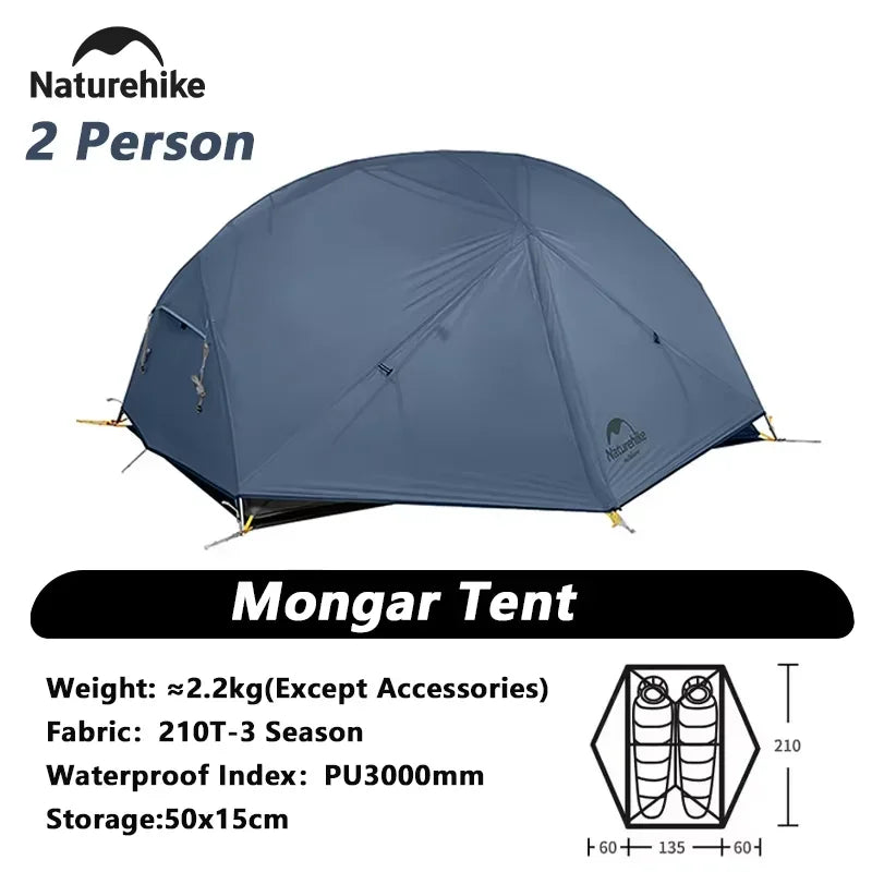 Naturehike Mongar Waterproof Double Layer Ultralight Camping Tent