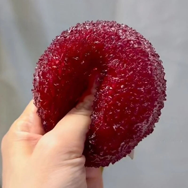 Realistic Silicone Bayberry Fruit Model For Decor And Props