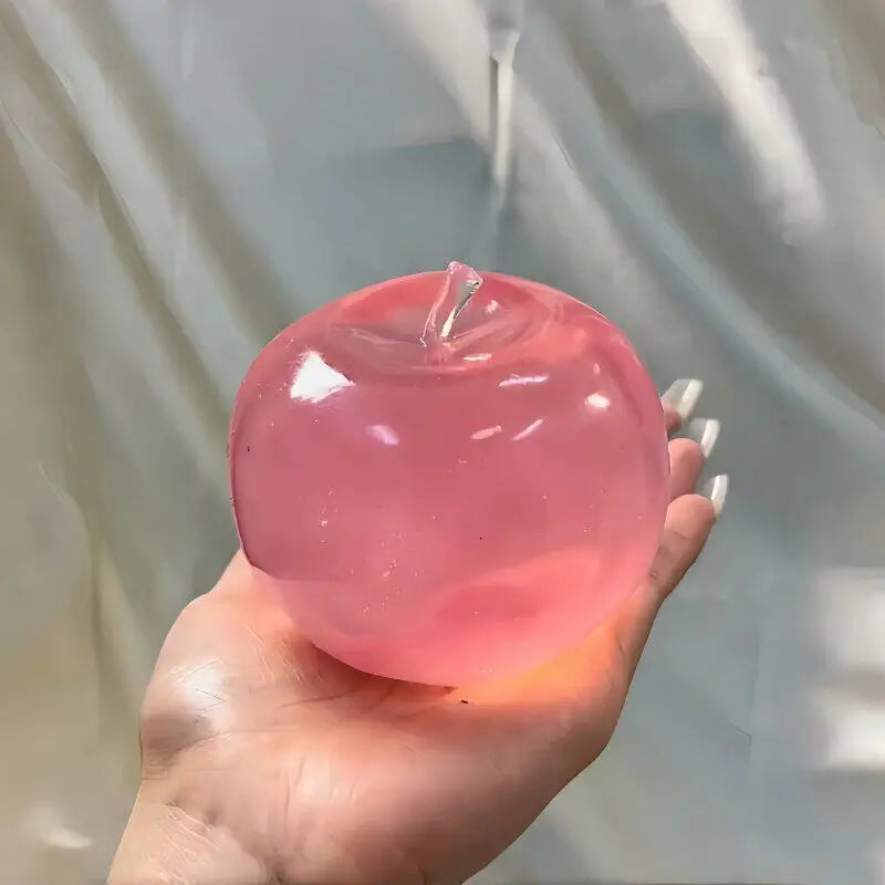 Squishy Green Apple Stress Ball Soft Fidget Sensory Toy for ADHD Autism Slow Rebound Squeeze Toy for Adults Kids Christmas Gift