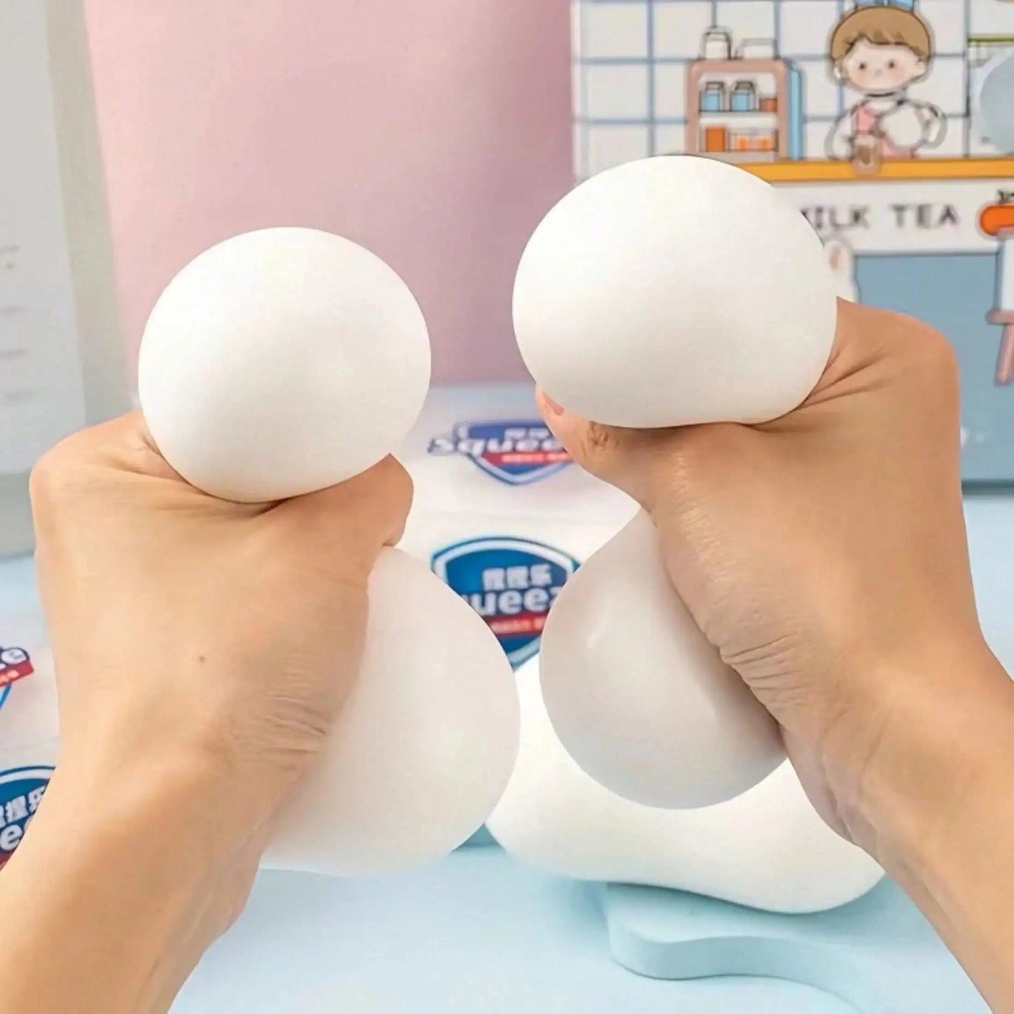 Surprise Blind Box | Soft Sensory Squeeze Fidget Toy Set | Stress Relief Food-Shaped Gift for Kids Teens Adults
