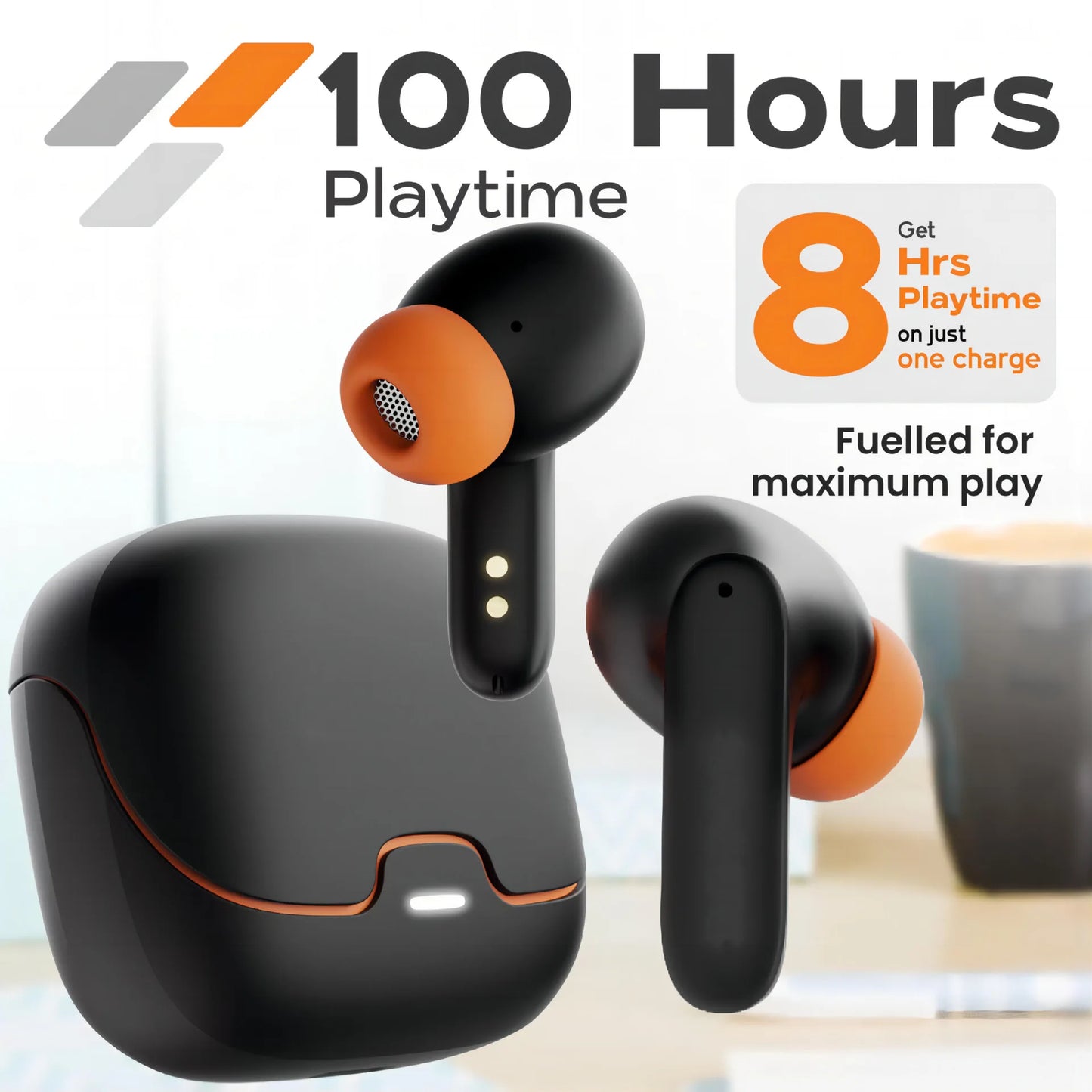 Sivir Tws Wireless Earphones With Bluetooth And Noise Cancellation