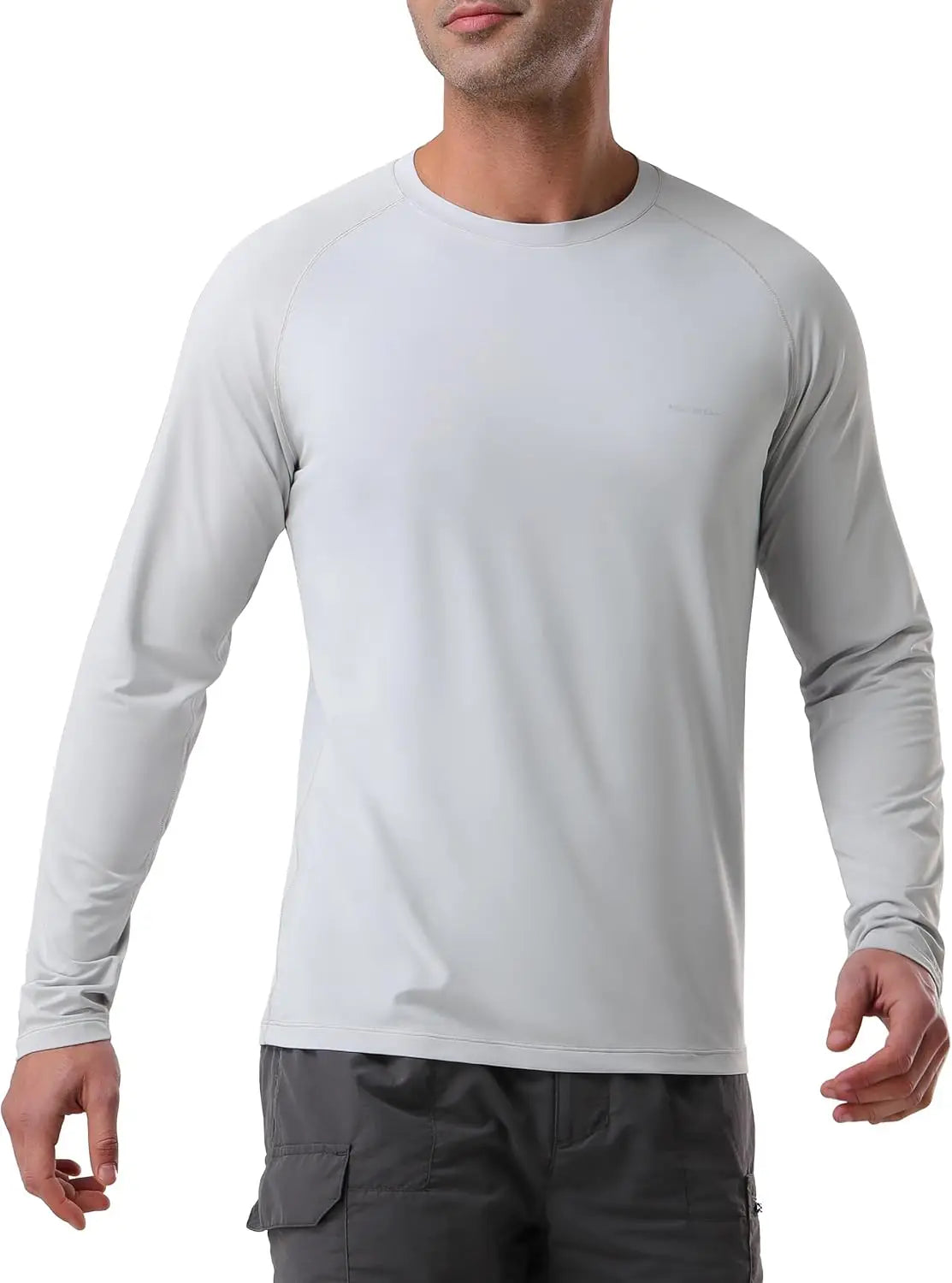 Pioneer Camp Men's Sun UV Protection SPF Shirts UPF50+ Rash Guard Long Sleeve Lightweight Hiking Quick Dry Running Swim Shirt