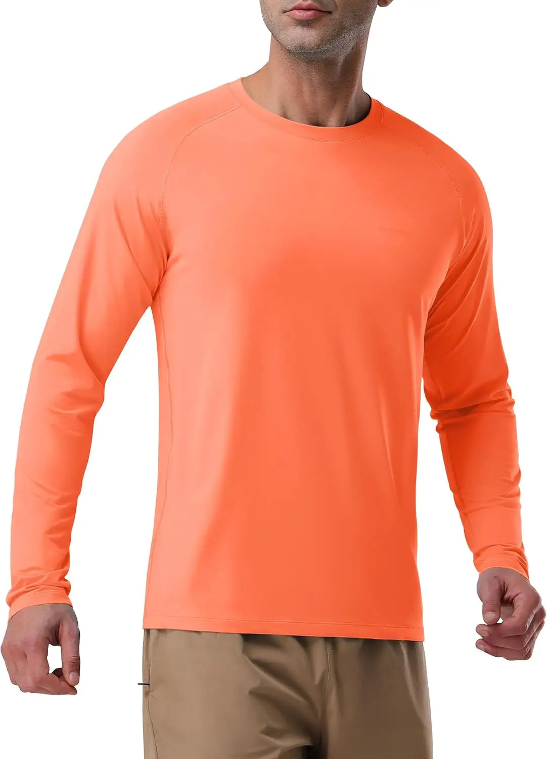 Pioneer Camp Men's Sun UV Protection SPF Shirts UPF50+ Rash Guard Long Sleeve Lightweight Hiking Quick Dry Running Swim Shirt