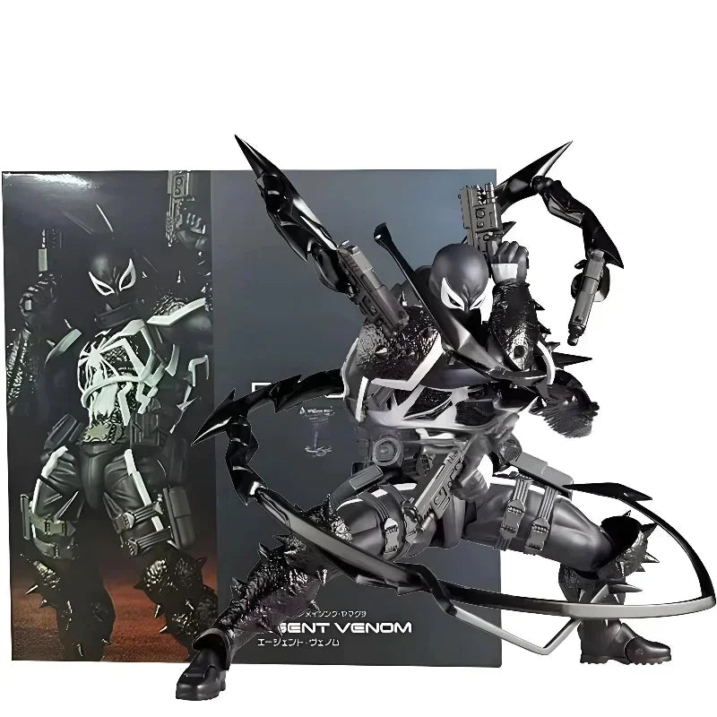 Kaiyodo Revoltech Venom Agent Yamaguchi PVC Figurine - Eugene Thompson Collectible Toy