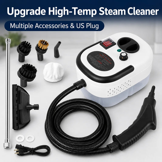 2500W Portable Handheld Steam Cleaner With Accessories US Plug