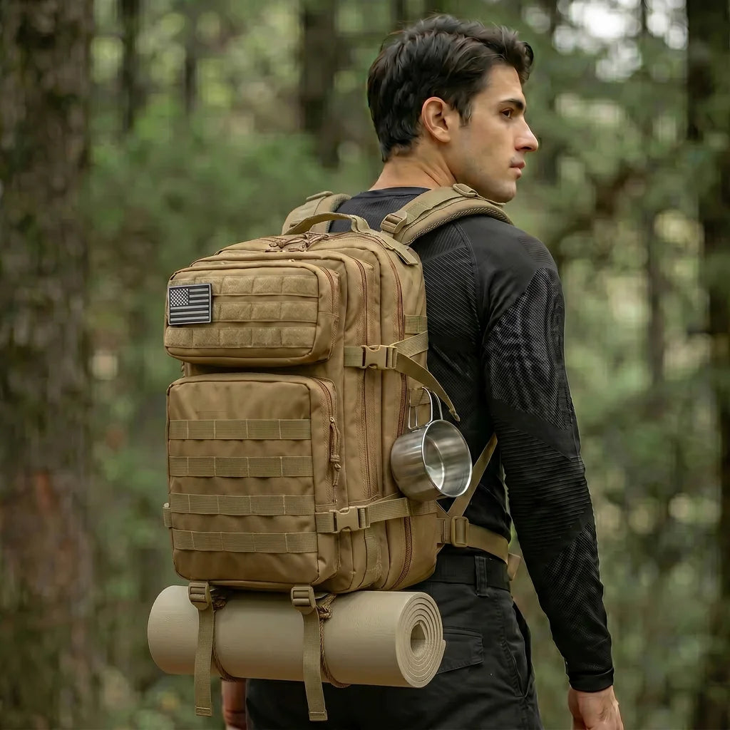 ReFire Gear Large Capacity Tactical Hunting Backpack With Molle