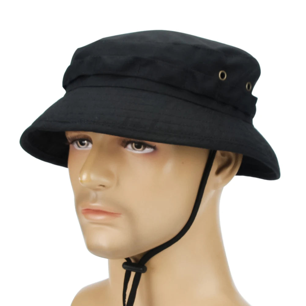 Camouflage Boonie Hat Outdoor Hiking Fishing Hunting Camo Bucket Hat Packable Travel Summer Beach Hat For Women And Men