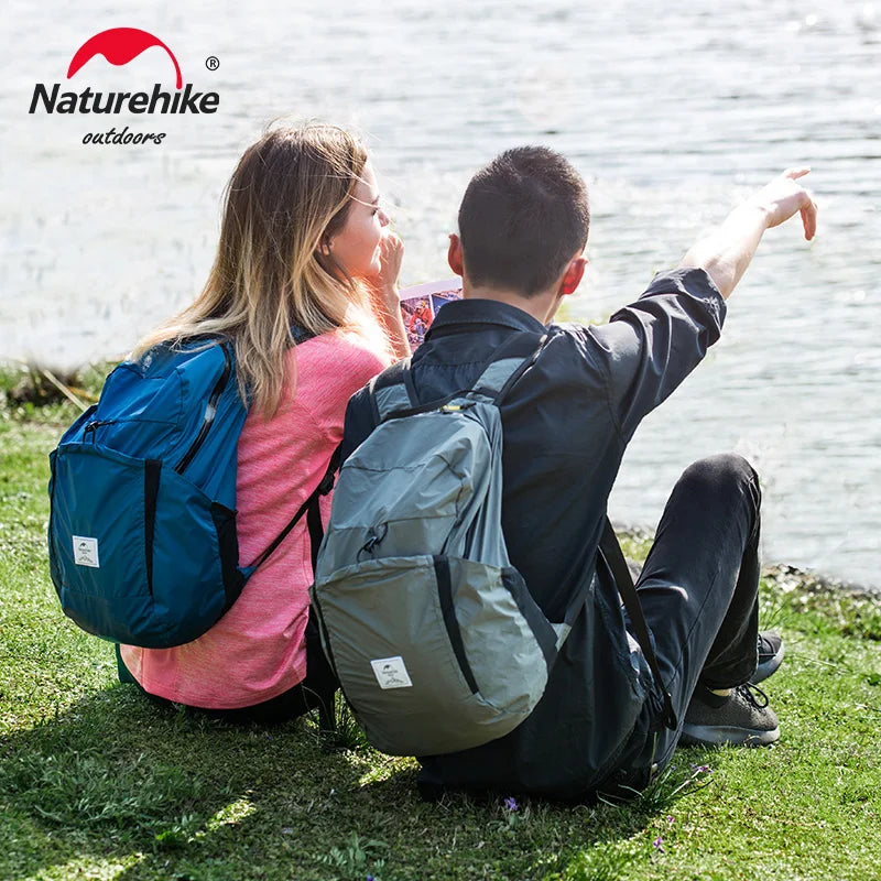 Naturehike Shoulder Bag 170g Backpack 22L Ultralight Unisex Outdoor Camping Travel Climbing Trekking Waterproof Folding Bags
