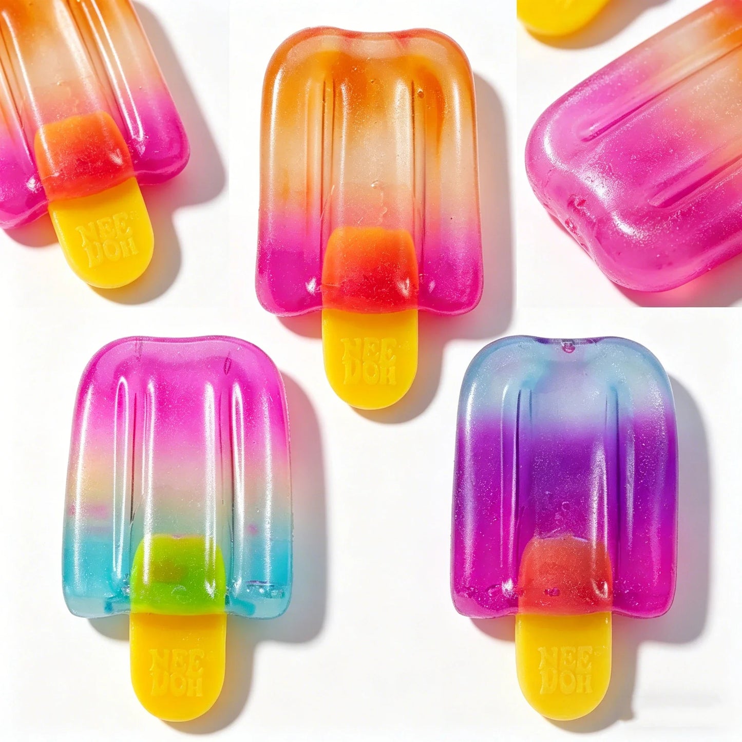 Ice Cream Squishy Fidget Toys Summer Slow Rebound Stress Ball Anxiety Stress Relief Sensory Toys Birthday Gifts Party Favors