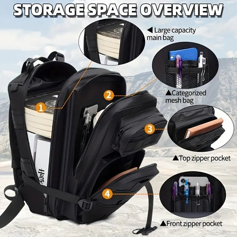 Lightweight Hiking Daypack Backpack For Tactical Outdoor Travel And Sports