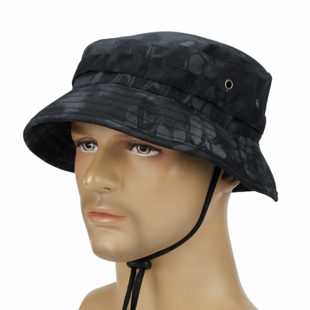 Camouflage Boonie Hat Outdoor Hiking Fishing Hunting Camo Bucket Hat Packable Travel Summer Beach Hat For Women And Men