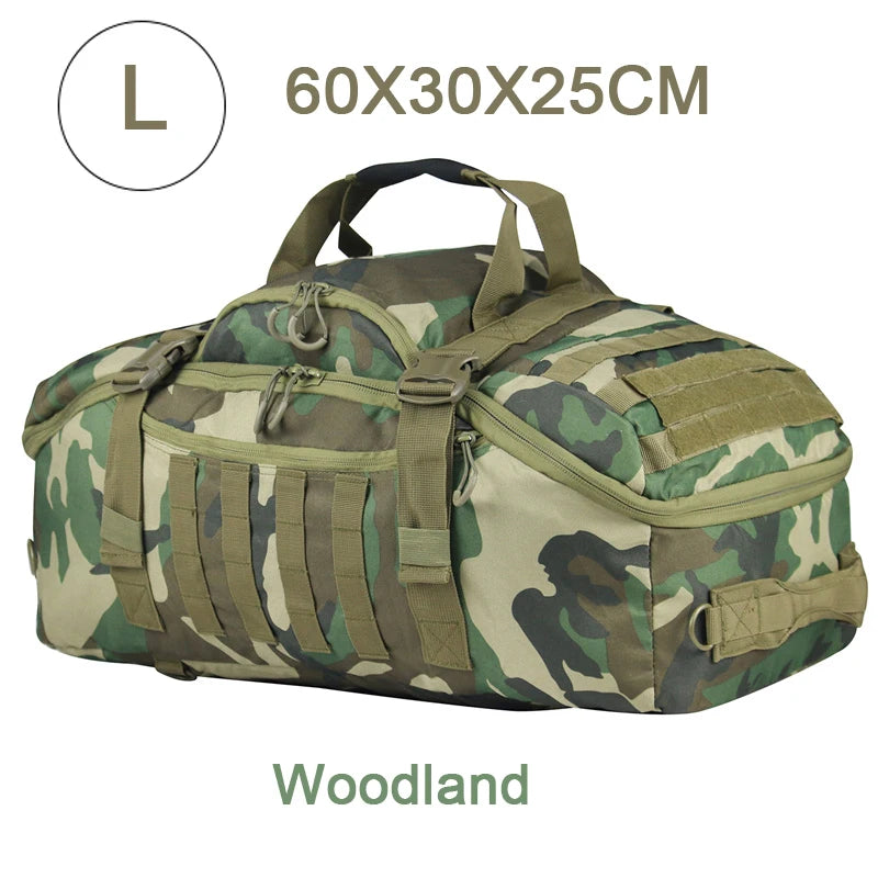 Lqarmy Tactical Backpack And Travel Duffel Bag For Outdoor Use