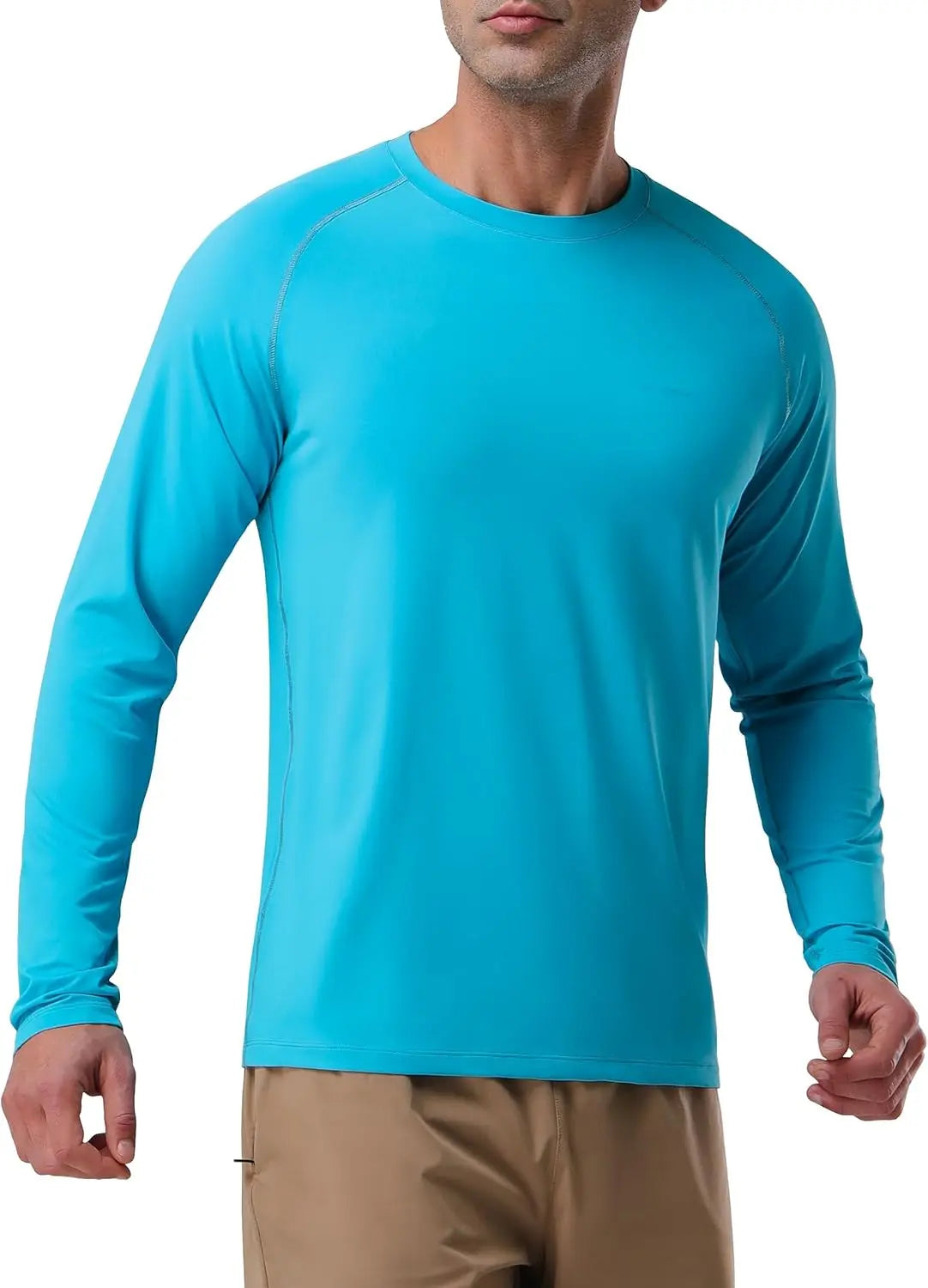 Pioneer Camp Men's Sun UV Protection SPF Shirts UPF50+ Rash Guard Long Sleeve Lightweight Hiking Quick Dry Running Swim Shirt