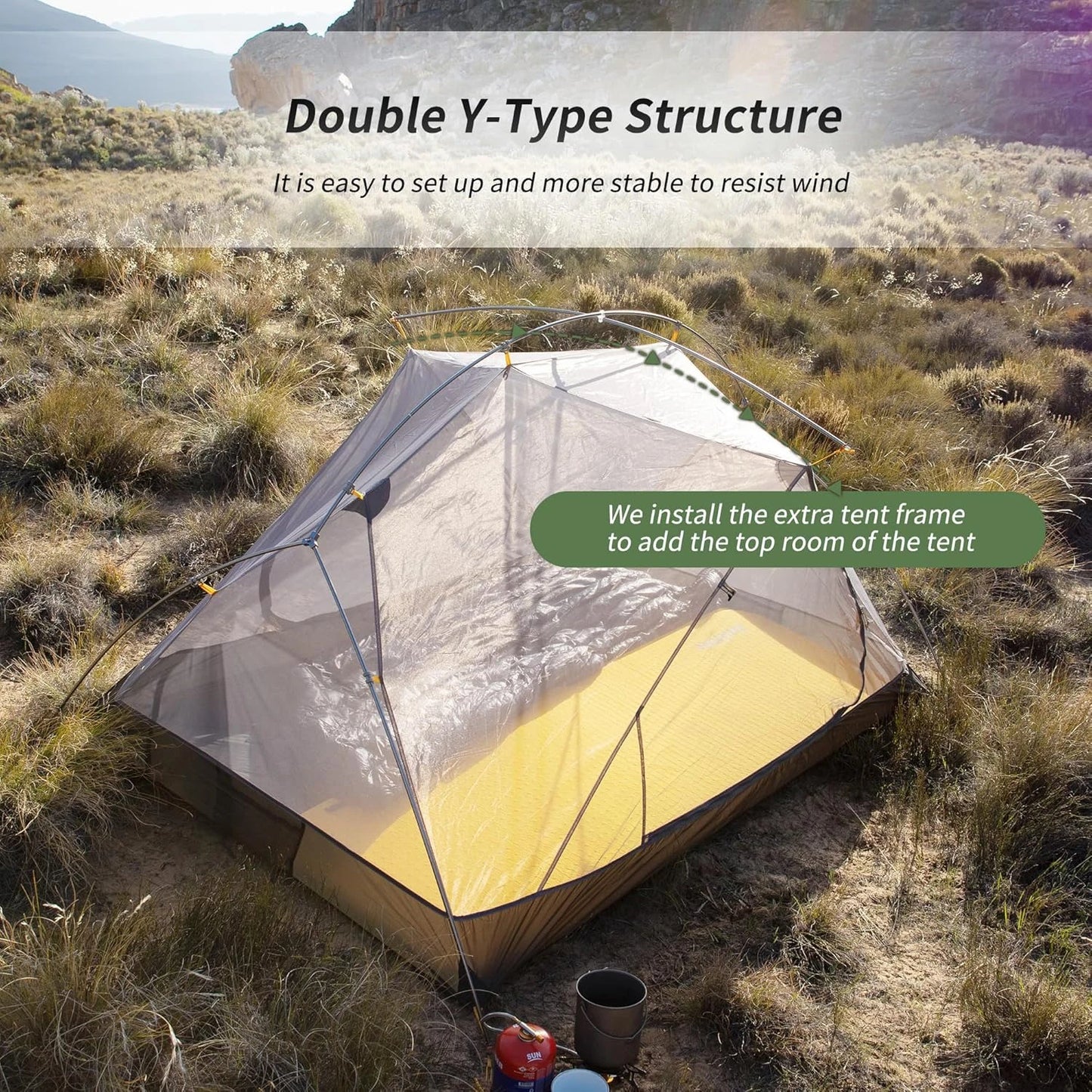 Naturehike Mongar Waterproof Double Layer Ultralight Camping Tent