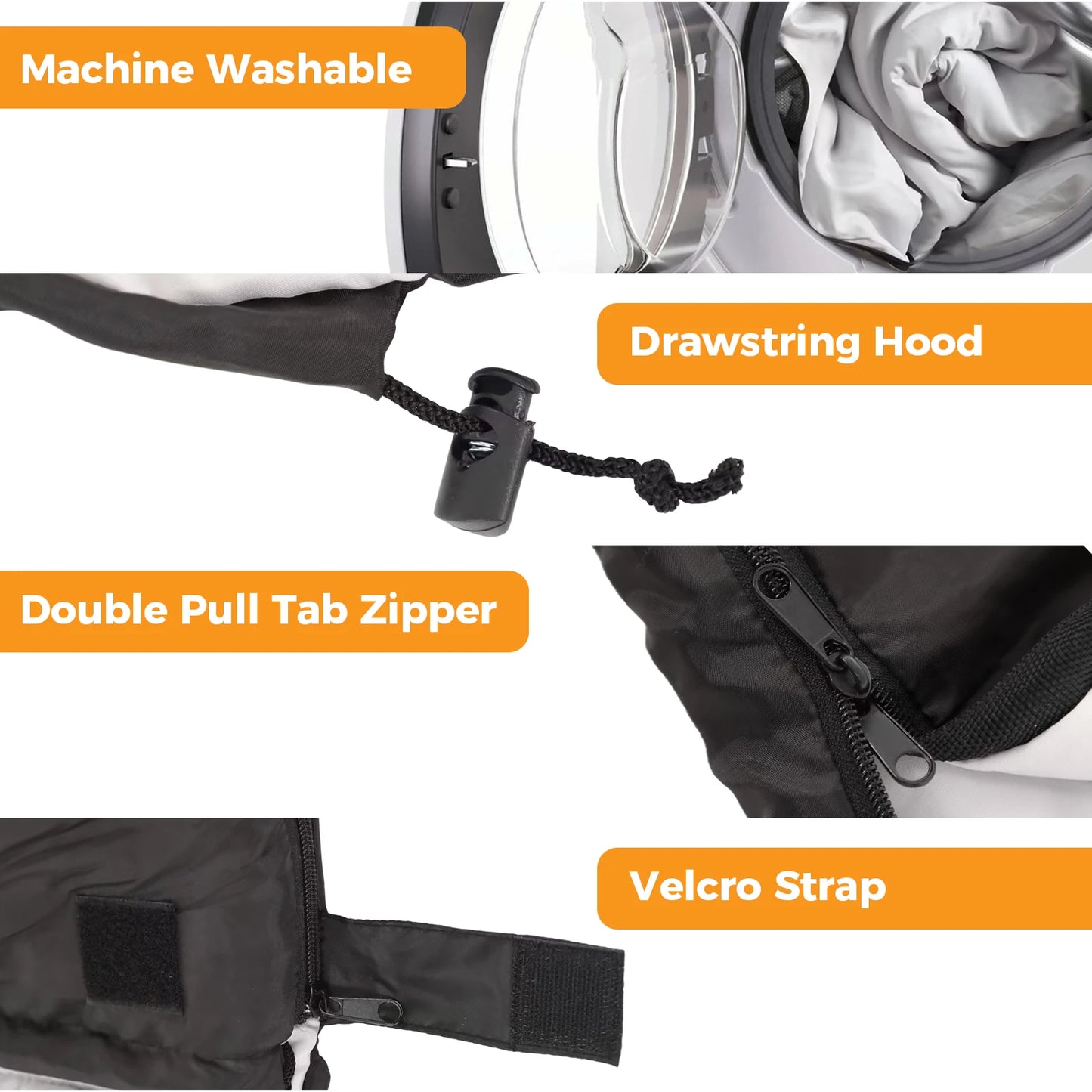 Portable Double Sleeping Bag For Adults With Comfortable Pillow