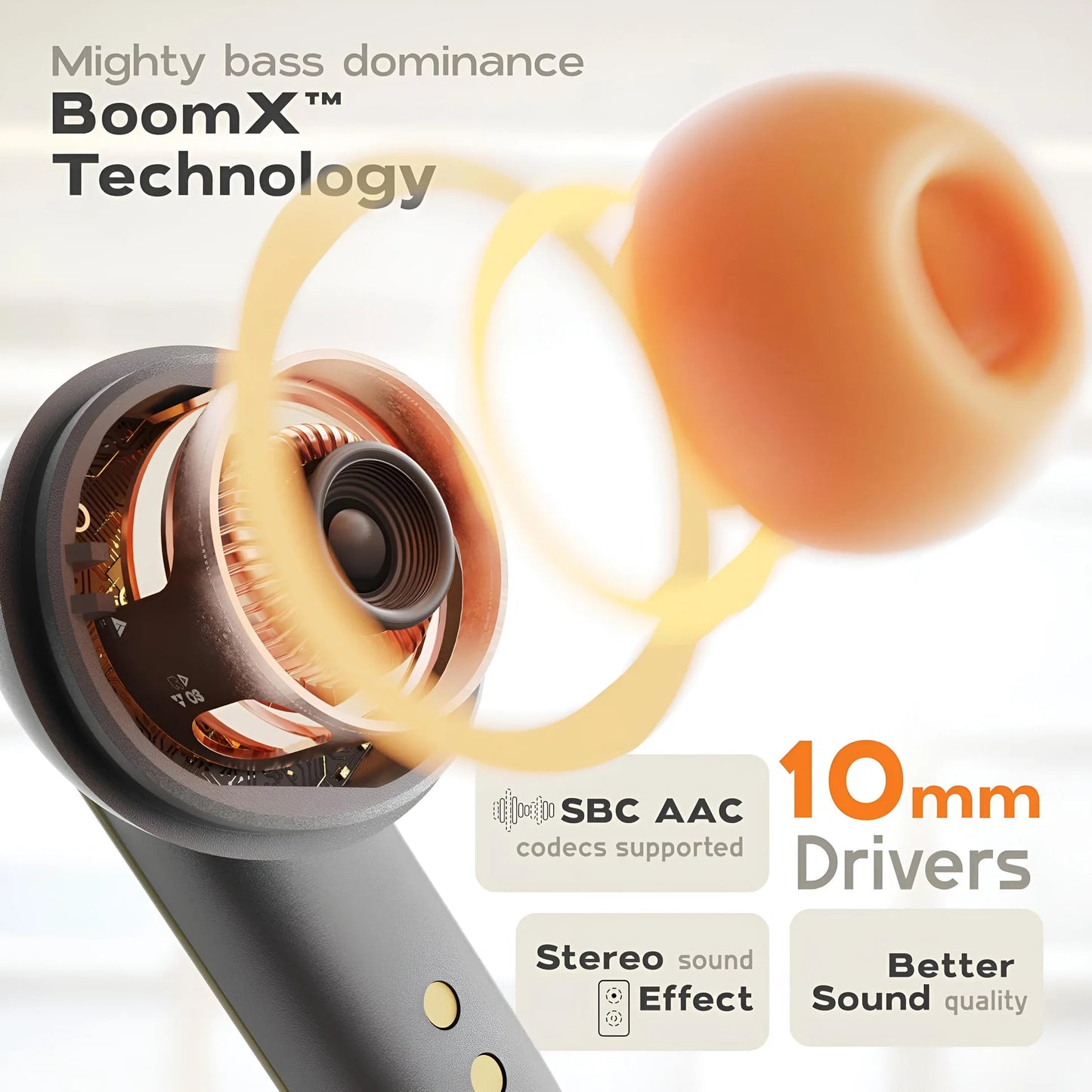 Sivir Tws Wireless Earphones With Bluetooth And Noise Cancellation