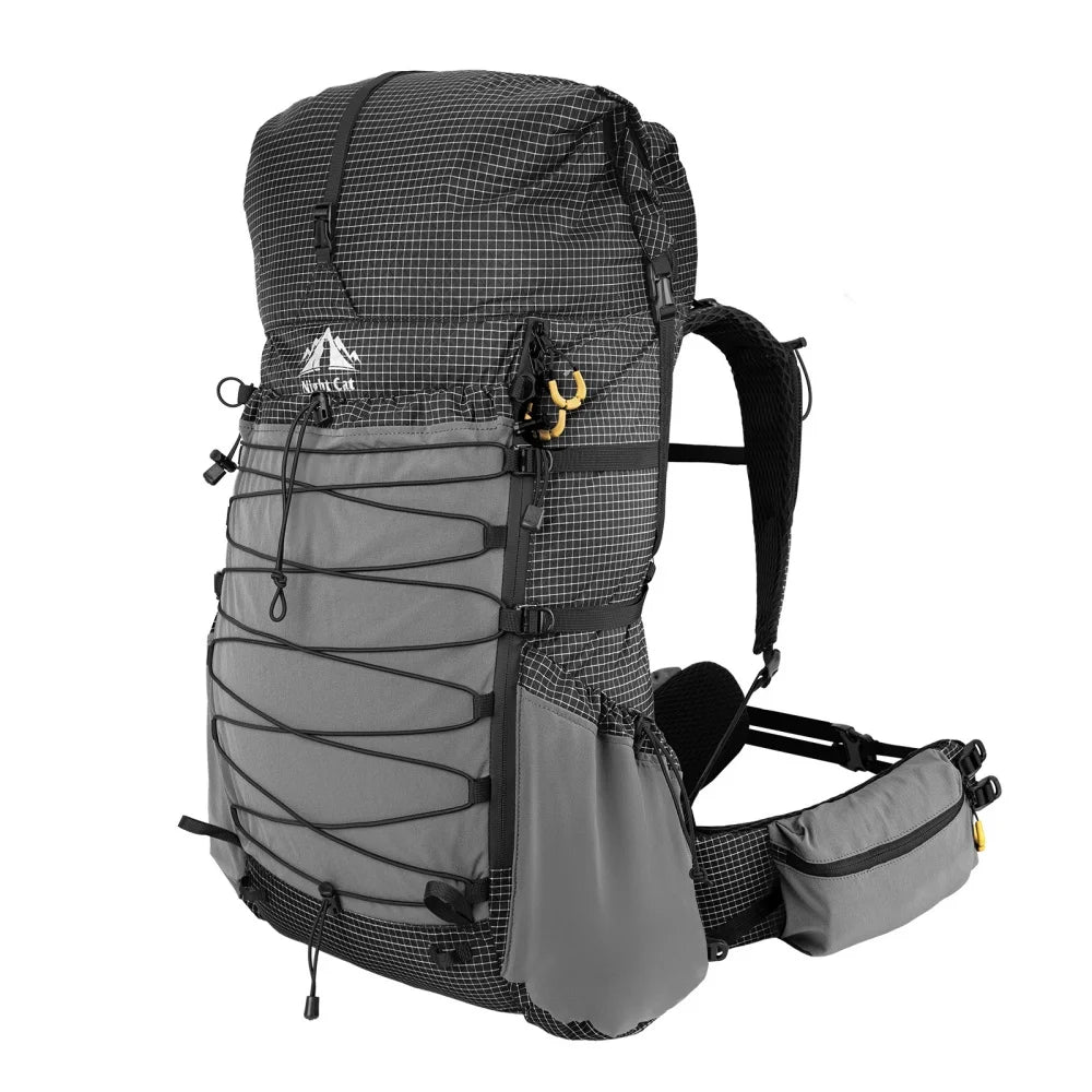 Night Cat Lightweight Internal Frame Hiking Backpack With Rain Cover