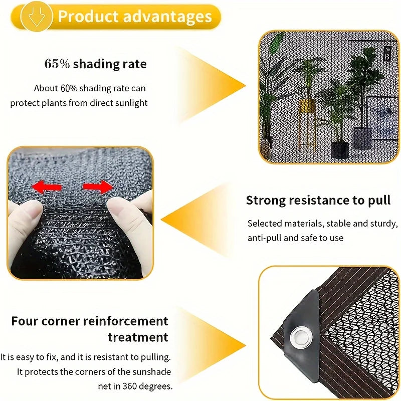 Outdoor Privacy Sunshade Net Crafted From UV Resistant HDPE Mesh